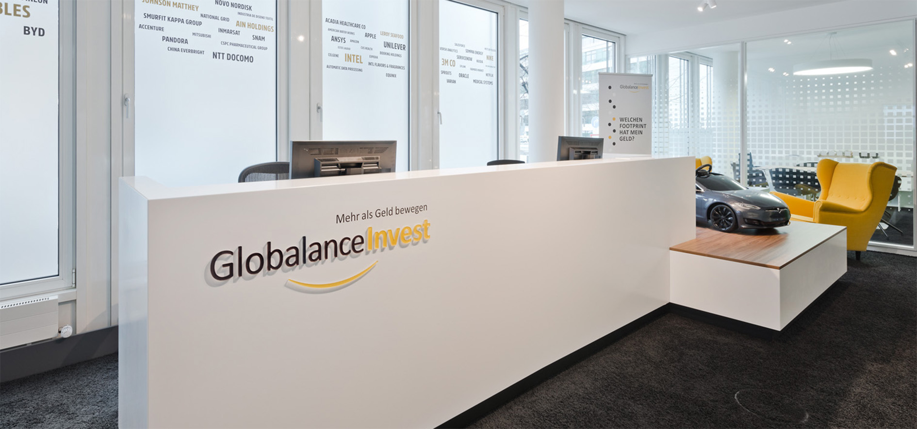 Geschäftsstelle von Globalance Invest in der Maximilianstraße in München