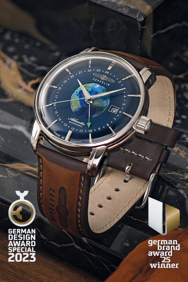 ZEPPELIN Automatik mit blauem Zifferblatt